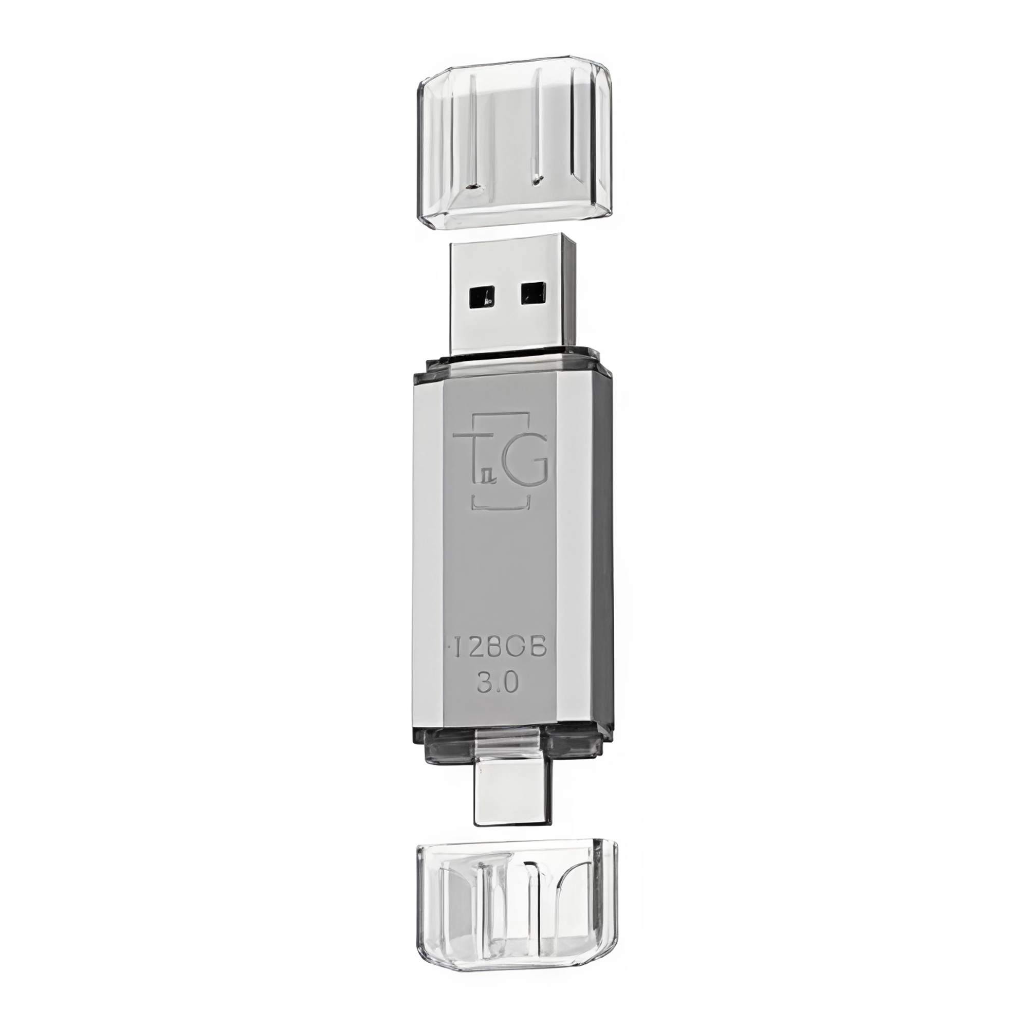 USB Flash Drive Hoco UD8 Smart USB3.0 128GB Type-C (Серебро)