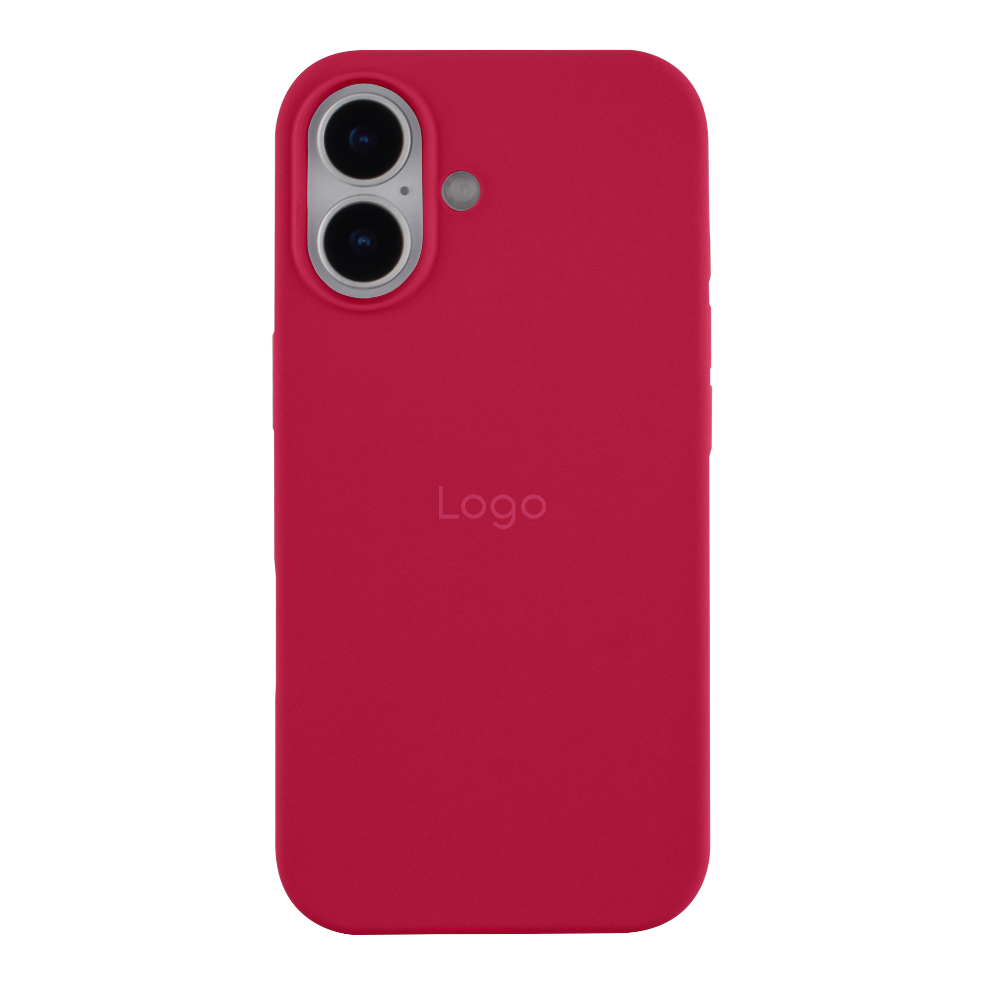 Чехол Silicone Case Full Size (AA) для iPhone 17 (37.Rose Red)