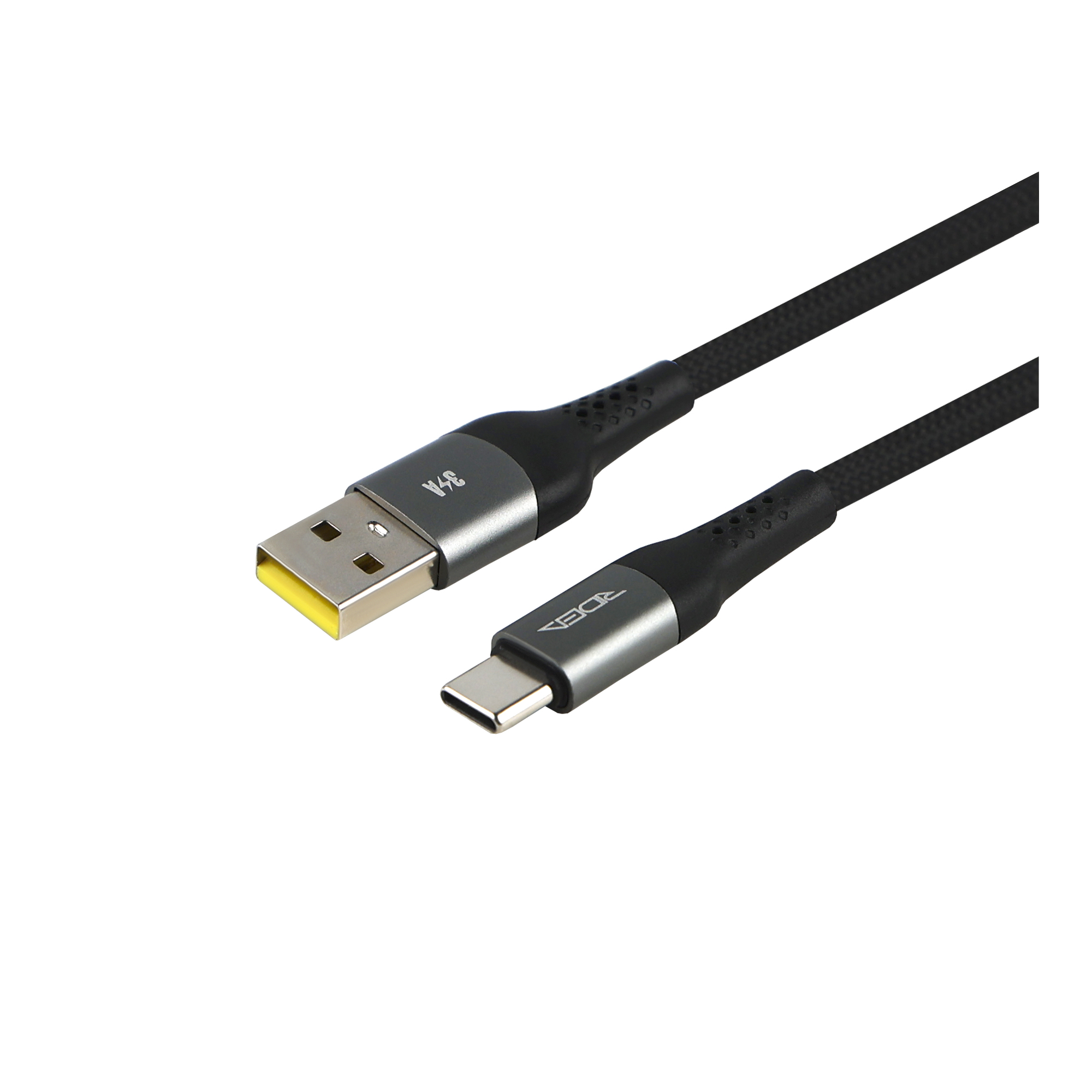 USB Ridea RC-US42 UltraStrong Type-C 3A 1.2m (Черный)