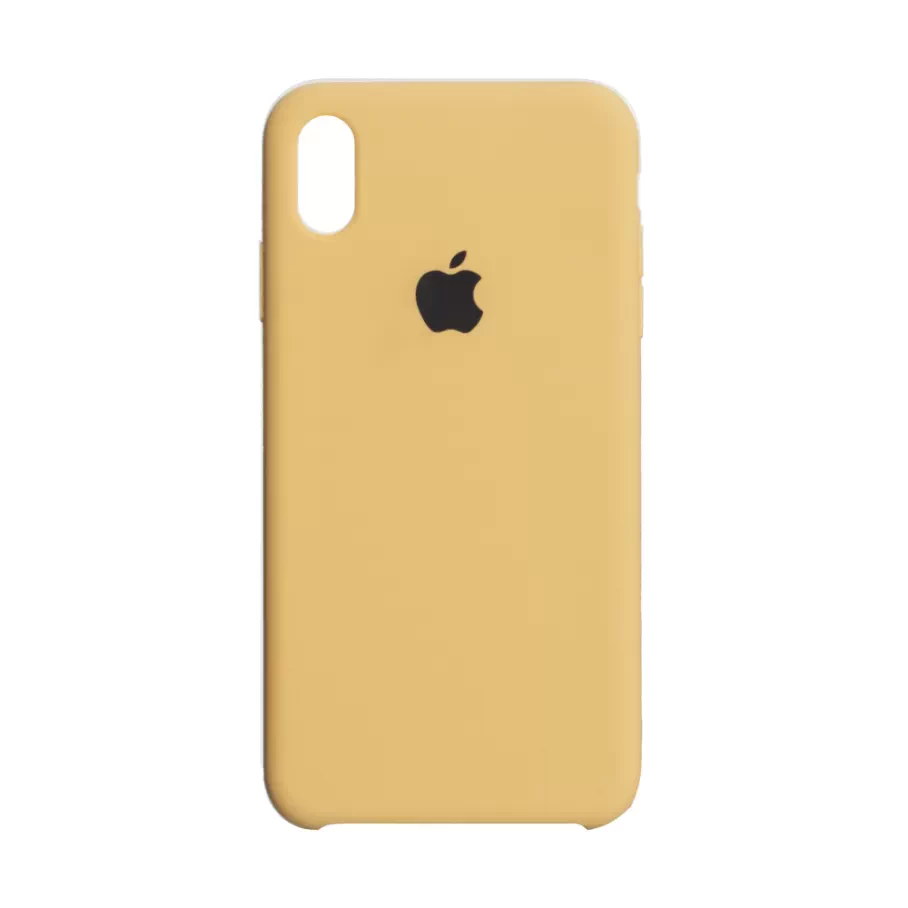 Силикон для iPhone XS Max, цвет черный