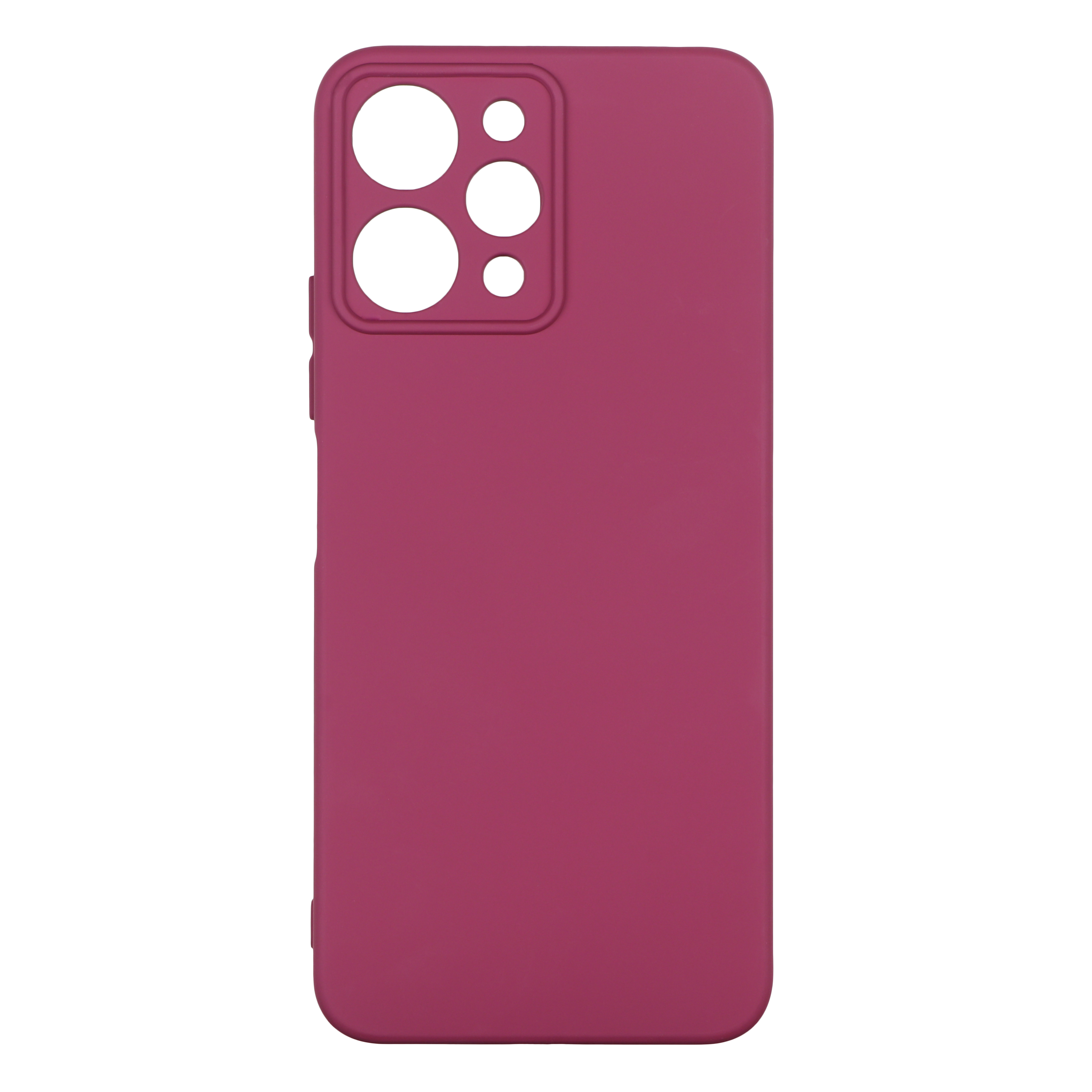 Чехол Silicone Cover Full Camera (A) для Xiaomi Redmi 12 (42.Maroon)
