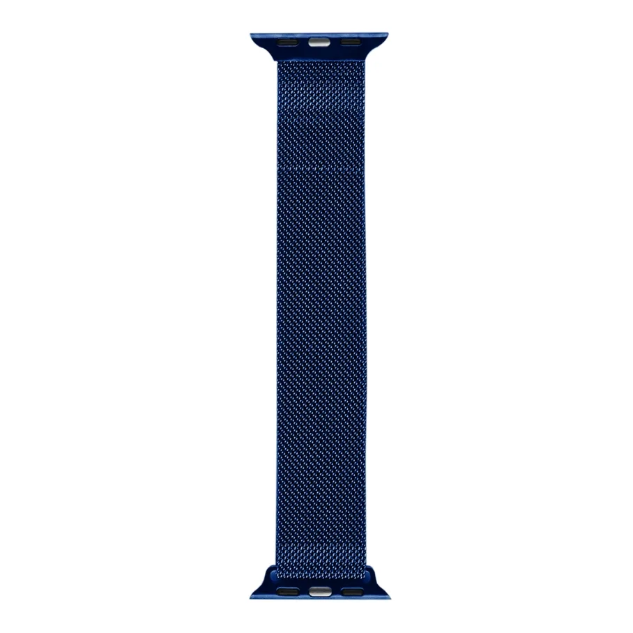 Ремешок для Apple Watch Milanese loop 42/44mm, цвет синий