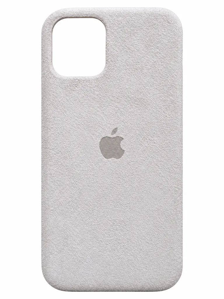 Силикон Alcantara для iPhone 11 Pro, цвет серый
