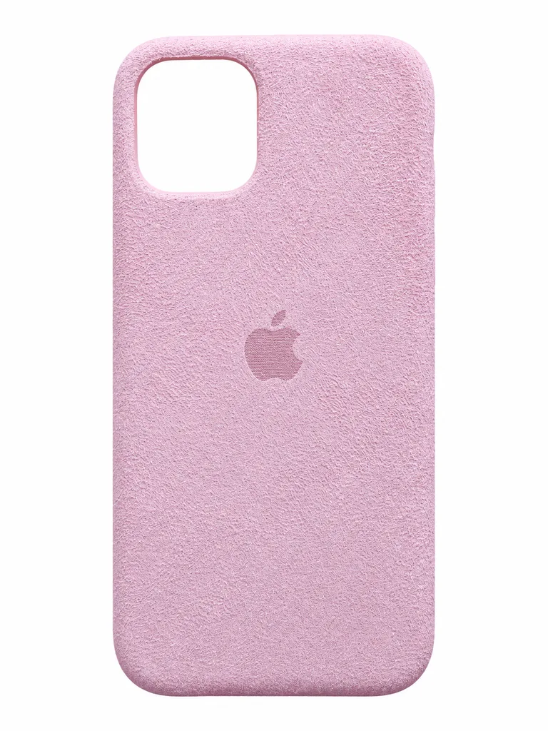 Чехол Силикон Original Alcantara Iphone 11 Pro, цвет пудровый