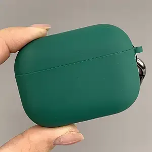 Футляр для AirPods Pro, цвет тёмно-зелёный
