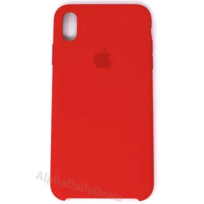 Силикон для Apple iPhone X / Xs, цвет красный