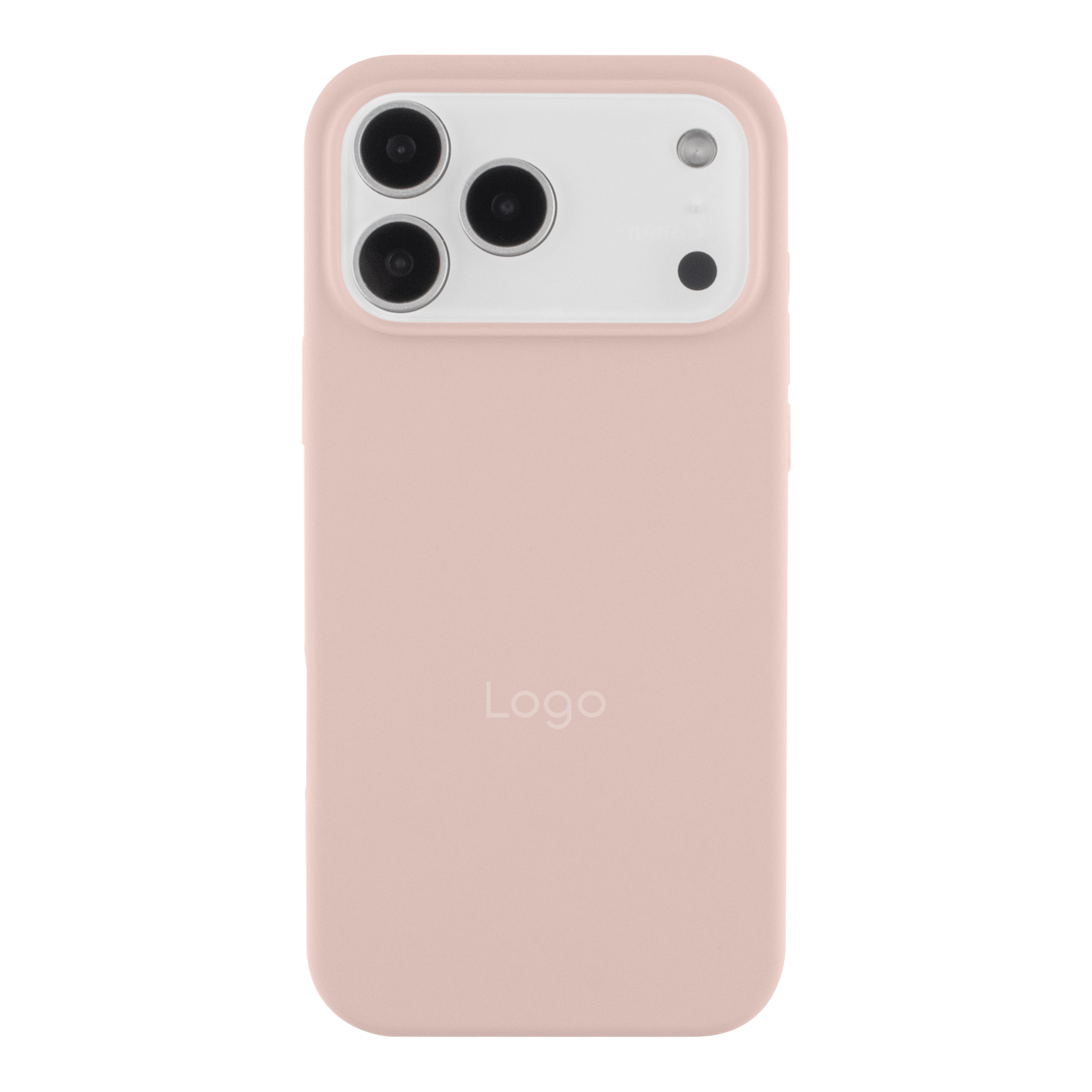 Чехол Silicone Case Full Size (AA) для iPhone 17 Pro (81.Chalk Pink)