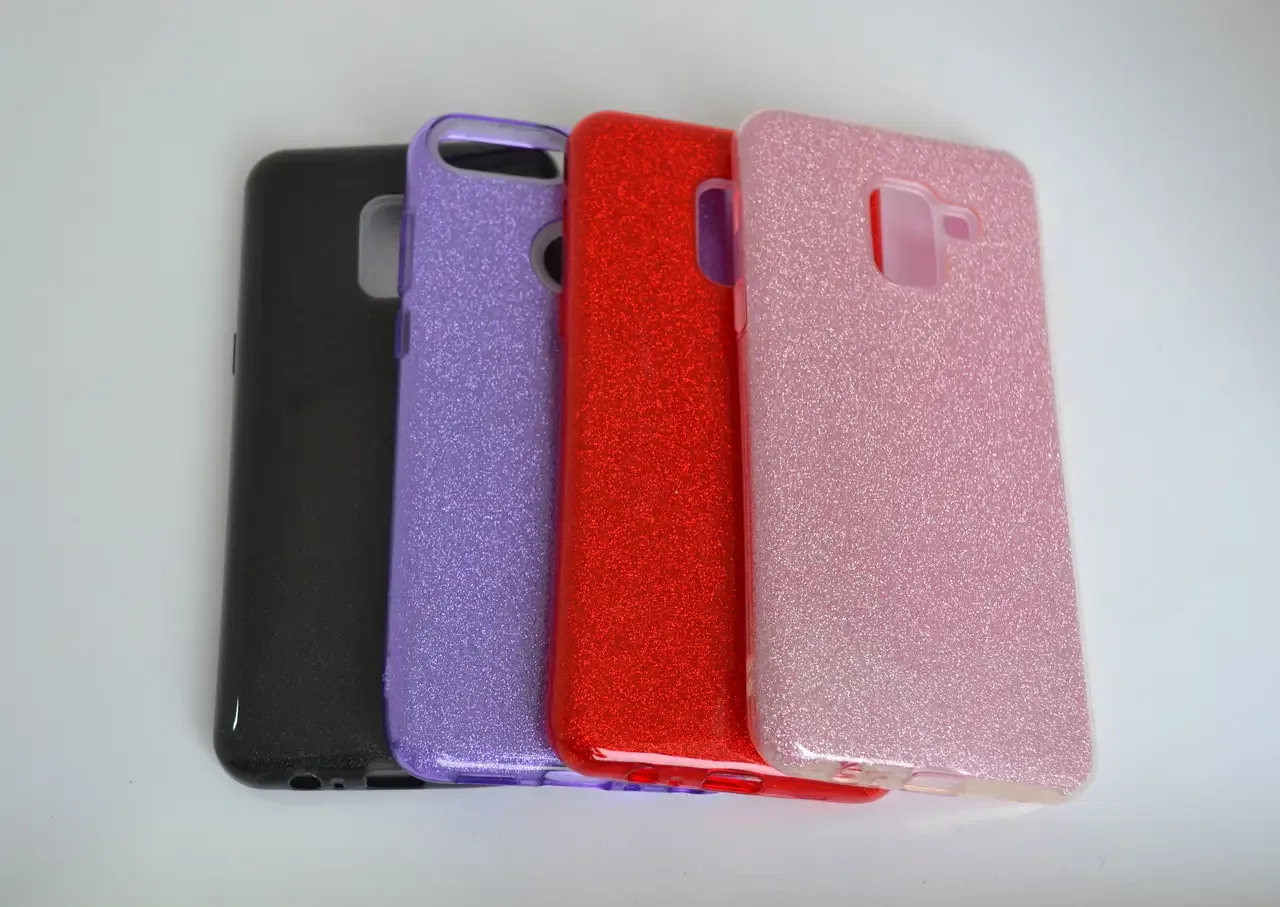 Силикон Molan Shining Samsung S9 Plus, цвет светло-красный