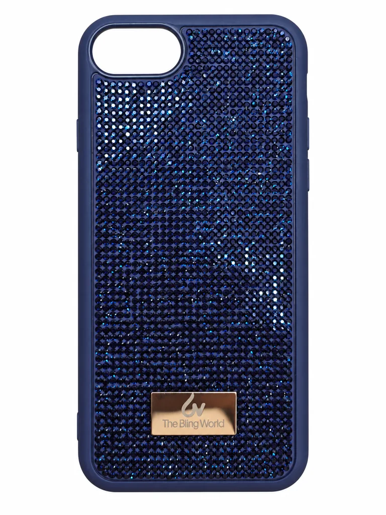 Задняя накладка Bling World TPU+LCPC для Apple iPhone 7/8G, цвет синий
