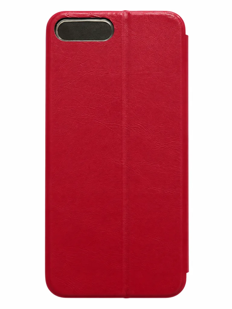 Чехол-книжка Оригинал Кожа Apple Iphone 7 Plus/ 8 Plus, цвет красный