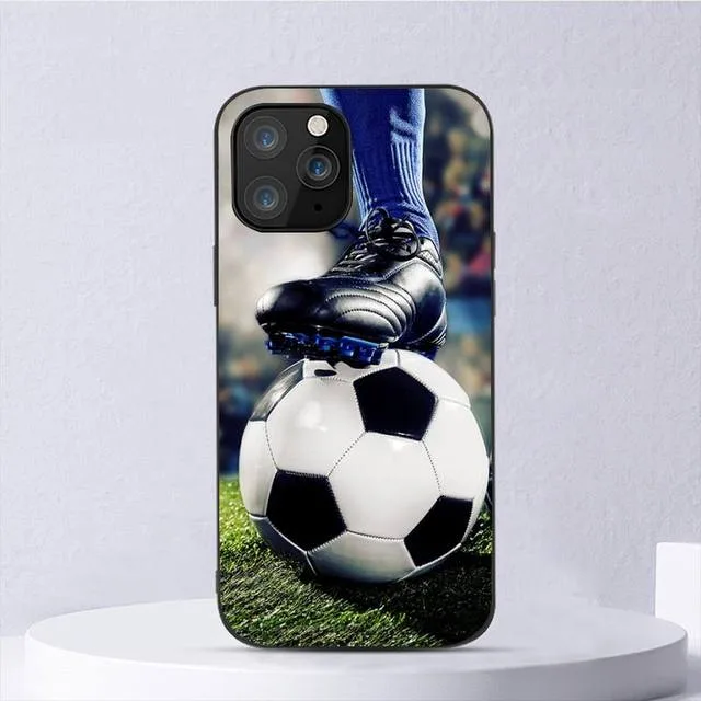 Чехол для Apple iPhone 11 Pro, с поп-сокетом, цвет футбольный