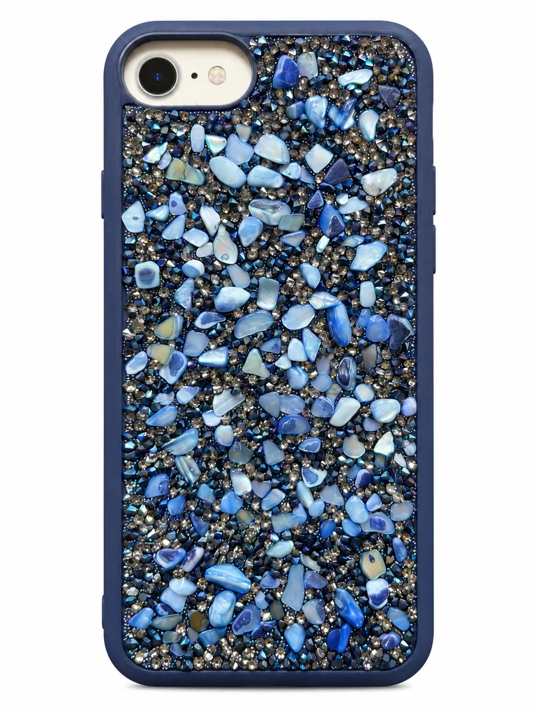 Задняя накладка Bling World Stone для Apple iPhone 7/8, цвет синий