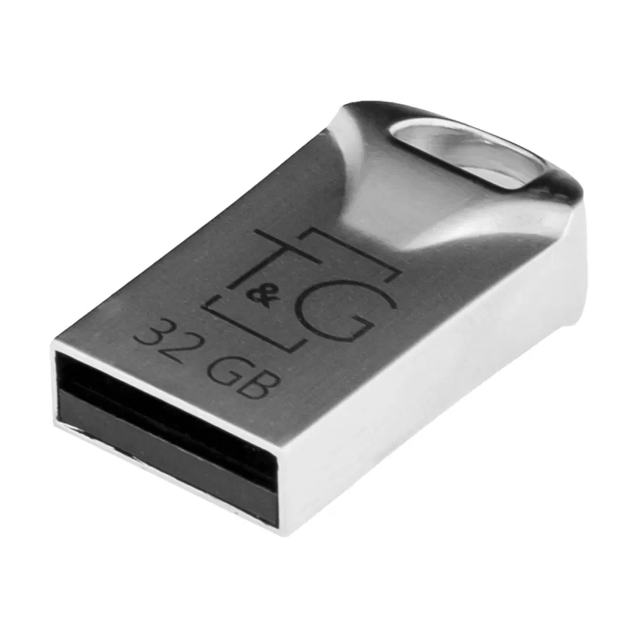 USB Flash Drive T&G 32gb Metal 106, цвет стальной