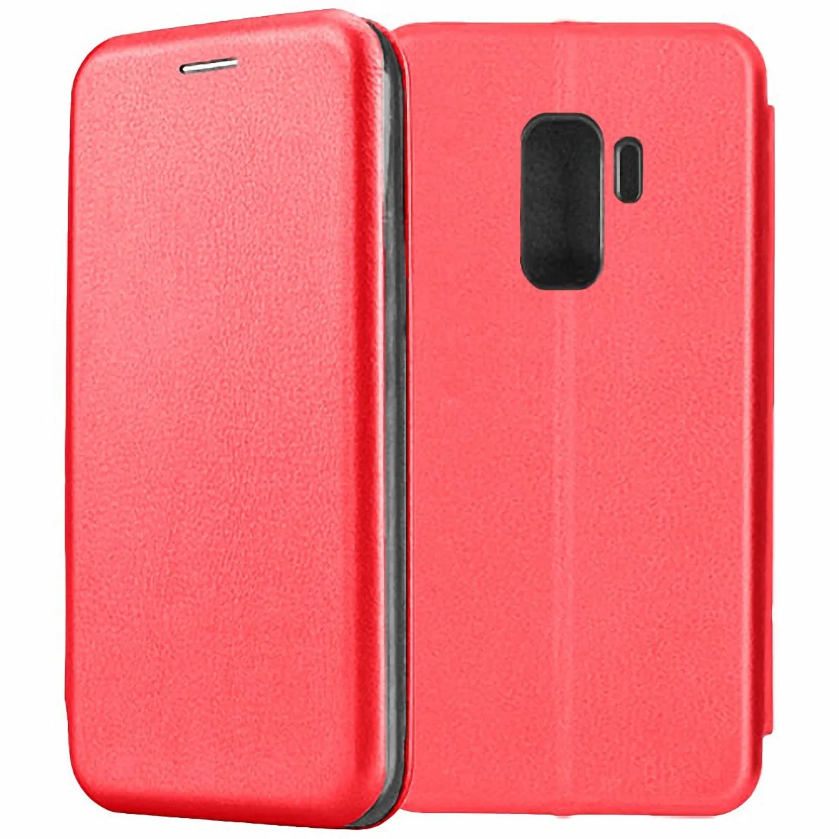 Чехол-книжка для Samsung S9 Plus, цвет красный