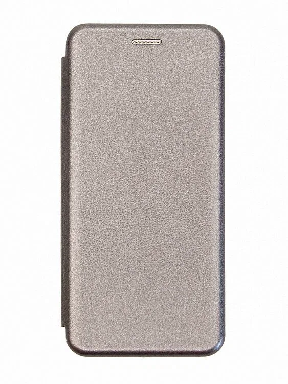 Чехол-книжка кожа Xiaomi Mi 10, цвет серый