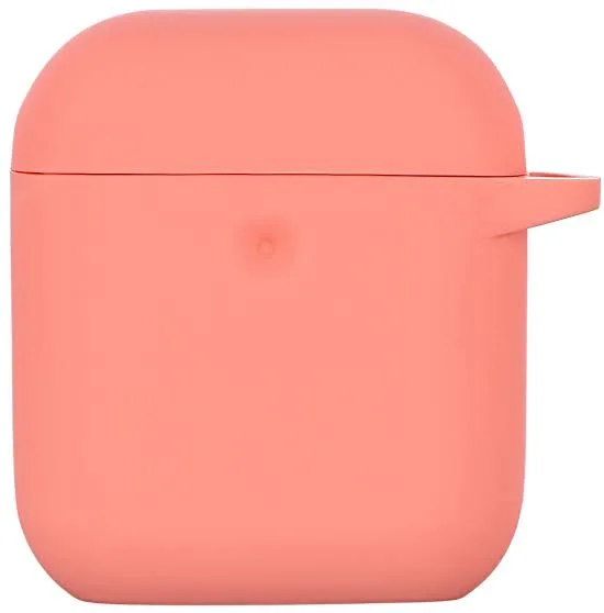 Футляр для наушников AirPods 2 Slim, цвет томатный