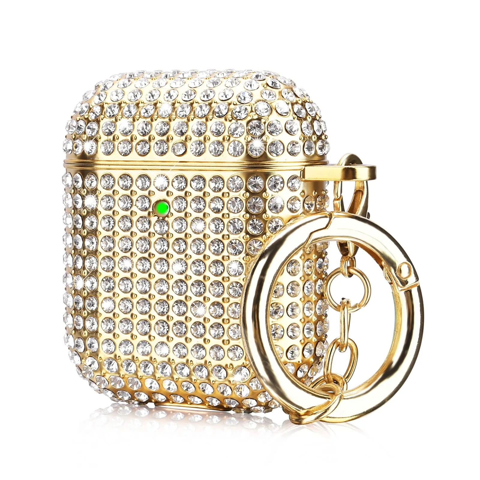 Футляр для наушников AirPods Sequins Crystal, цвет золотой