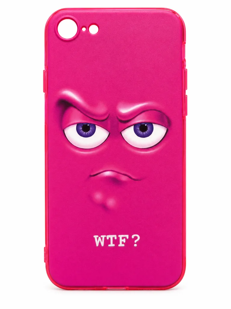 Чехол Smile для Apple iPhone 7/8/SE 2020, цвет красный WTF
