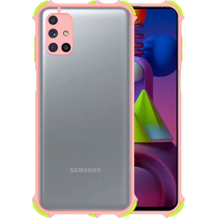 Чехол для Samsung A31, цвет розовый