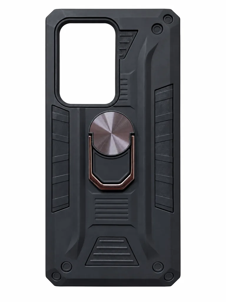 Чехол Robot Case с ring для Samsung S20 Ultra, цвет черный