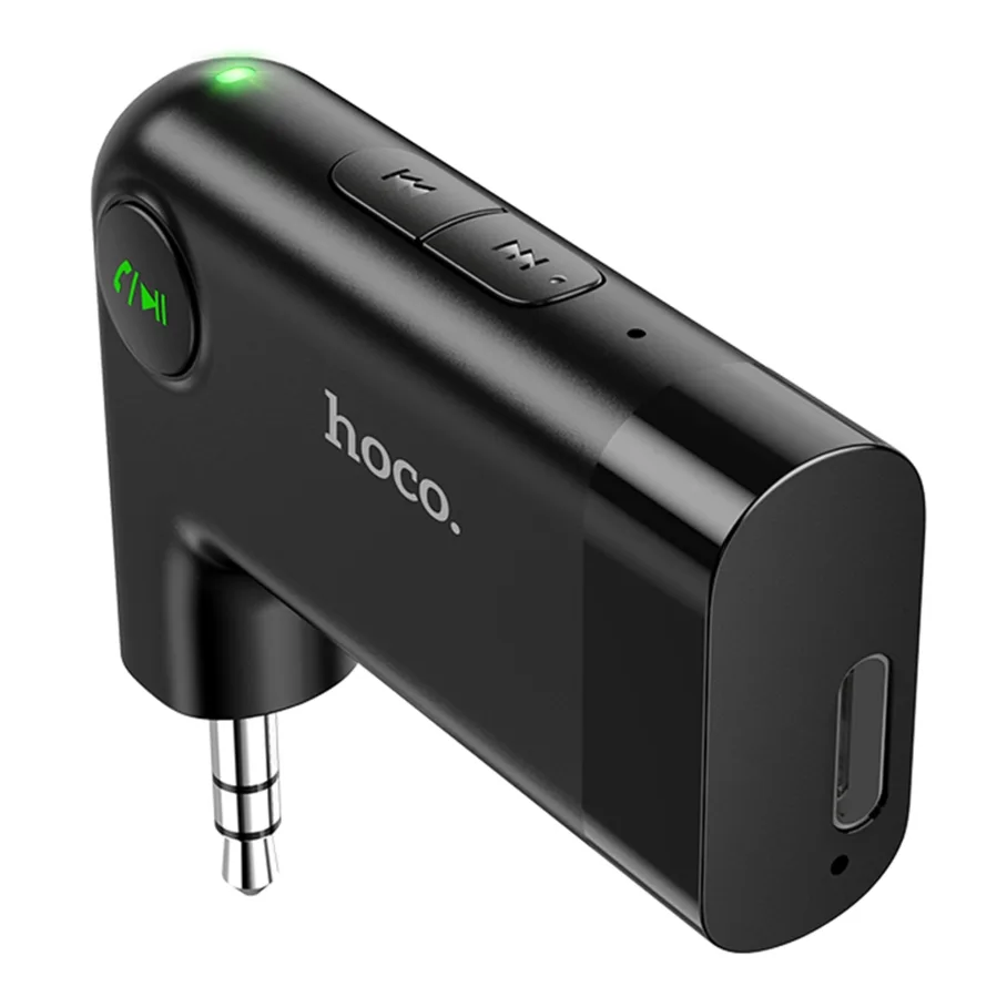 Автомобильный Bluetooth Адаптер Hoco E53, цвет чёрный