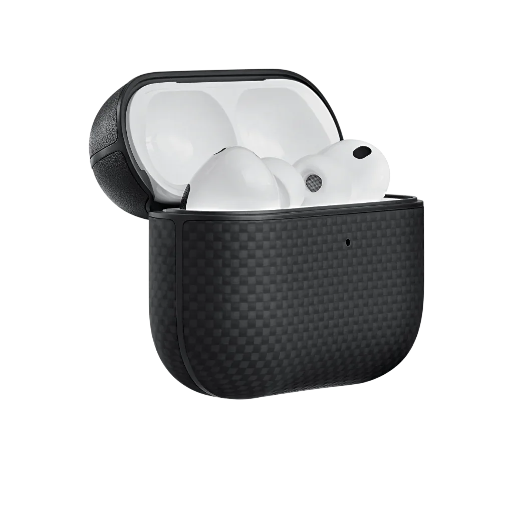 Футляр для AirPods Pro, цвет бело-чёрный