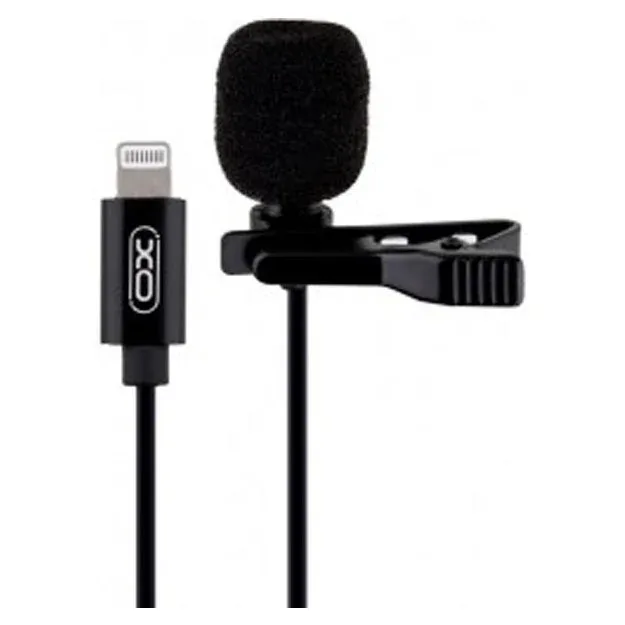 Микрофон для телефона XO MKF03, с разъёмом Lightning, цвет чёрный