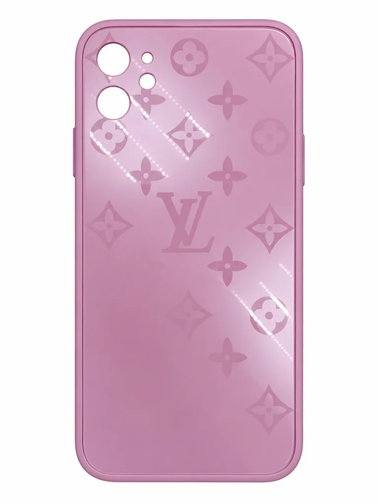Чехол TPU Glass LV для Apple iPhone 11, цвет сиреневый