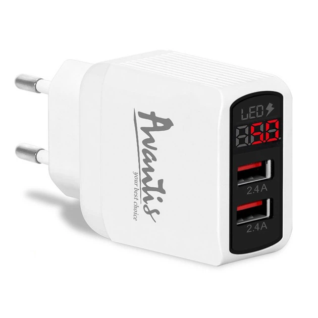 Сетевое зарядное устройство Avantis A850 2USB (White)