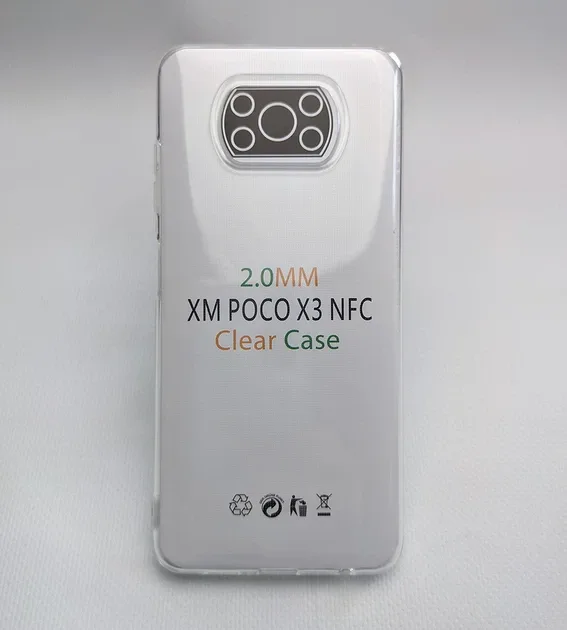 Clear Case для Xiaomi Poco X3, прозрачный