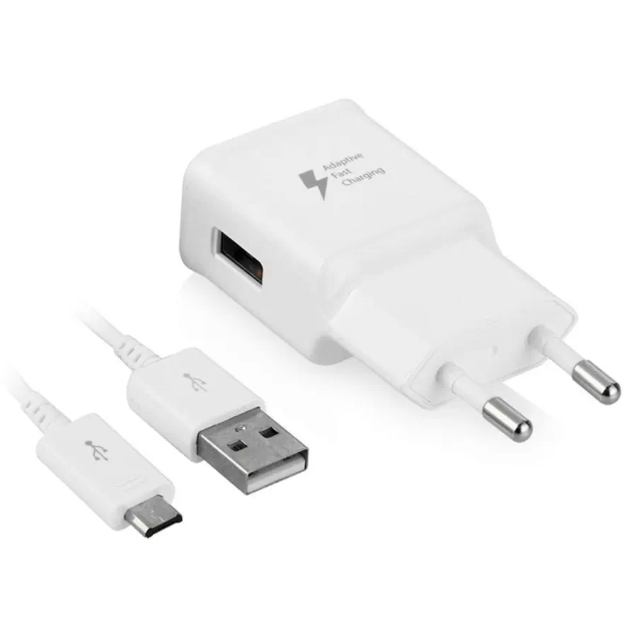 Сетевое зарядное устройство Samsung Fast Charge EP-TA300 Micro USB, цвет белый