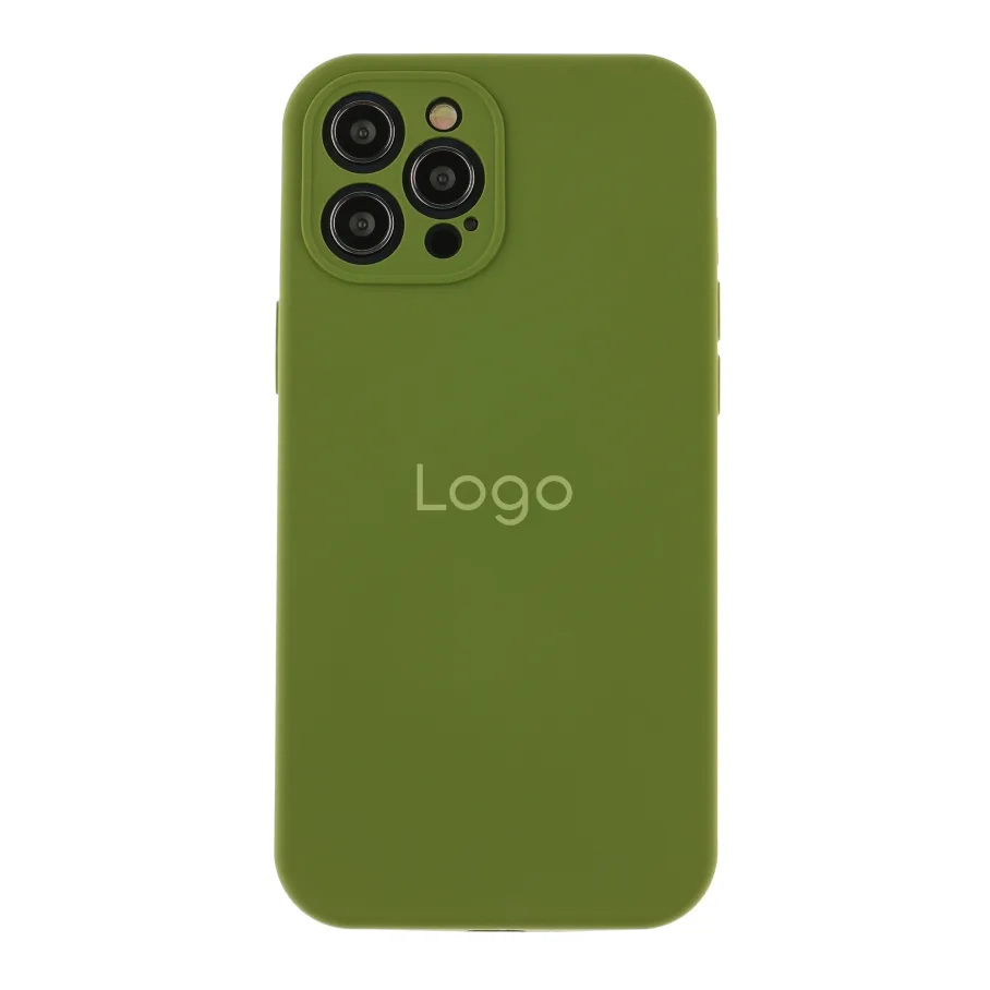 Чехол для Iphone 12 Pro Copy, с рамкой, цвет Army green