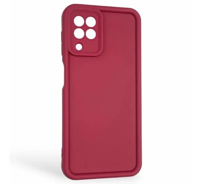 Чехол для Samsung A22 4G с рамкой, цвет красный