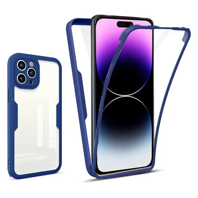 Чехол Double Sided для iPhone 12 Pro, цвет синий