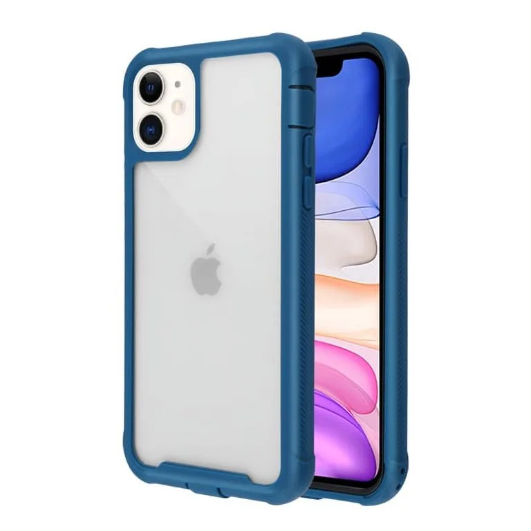 Чехол для iPhone 11 с рамкой, цвет черный