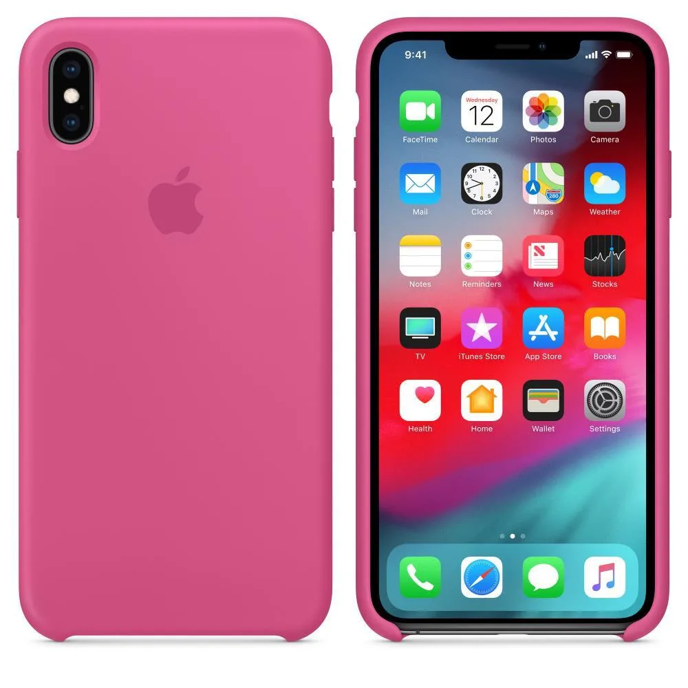 Чехол для iPhone Xs Max, цвет драконья ягода