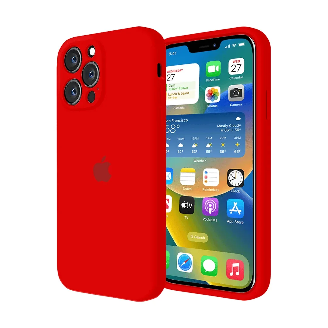 Чехол для Apple iPhone 12 Pro, цвет красный