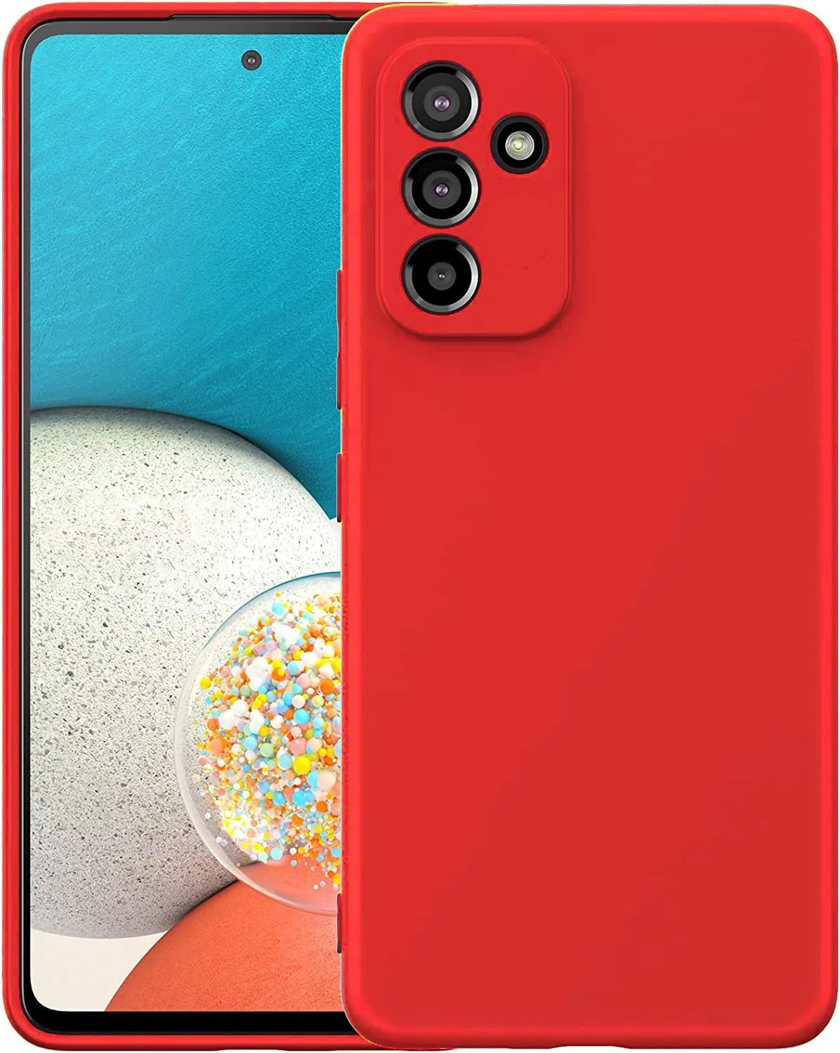 Чехол для Samsung M52 5G, цвет красный