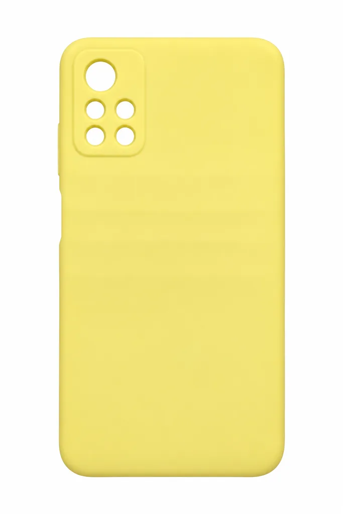 Чехол Full Case с frame для Xiaomi Poco M4 Pro 5G, цвет желтый