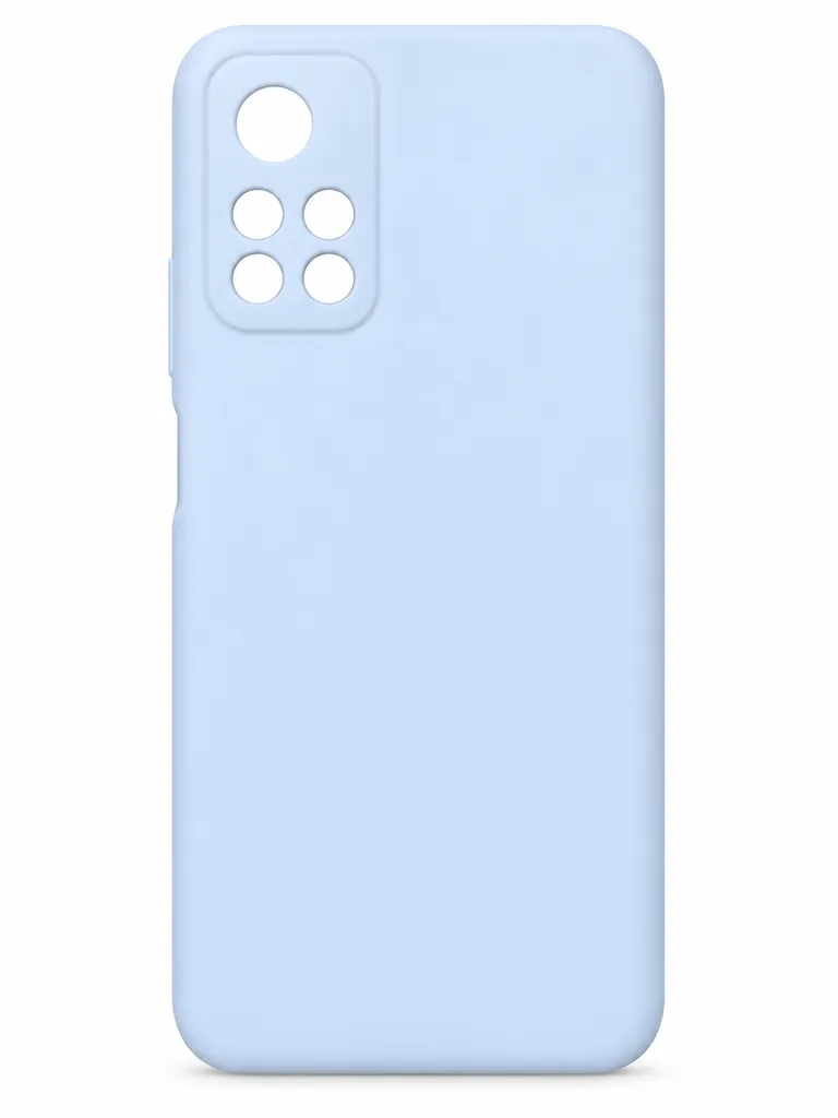 Чехол Gingle White Series с рамкой для Xiaomi Poco M4 Pro 4G, цвет лавандовый
