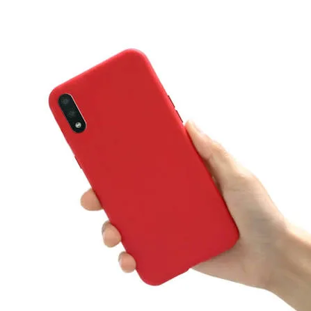 Чехол для Samsung A02 / A022, цвет красный