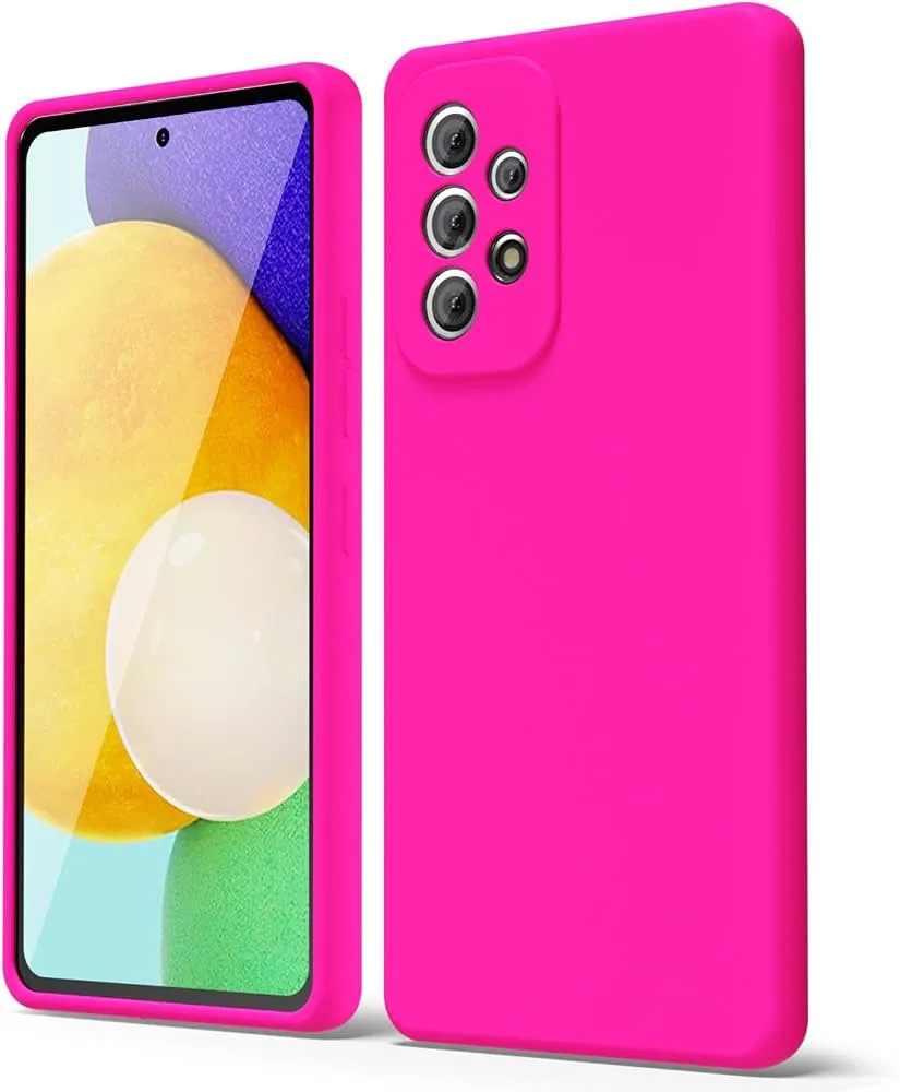 Чехол для Samsung Galaxy A52 4G, цвет горячий розовый
