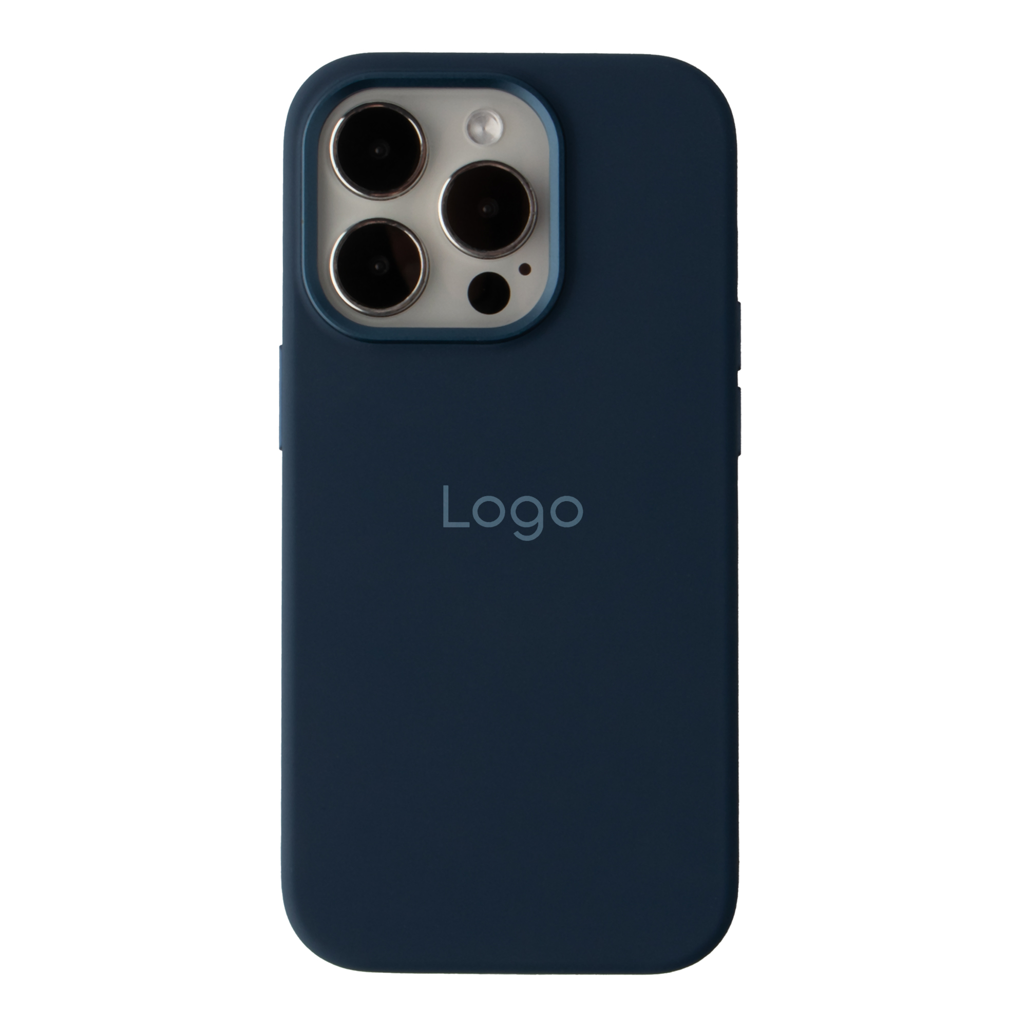 Чехол Silicone Case Copy Apple iPhone 14 Pro Max Square (Midnight Blue, 17)