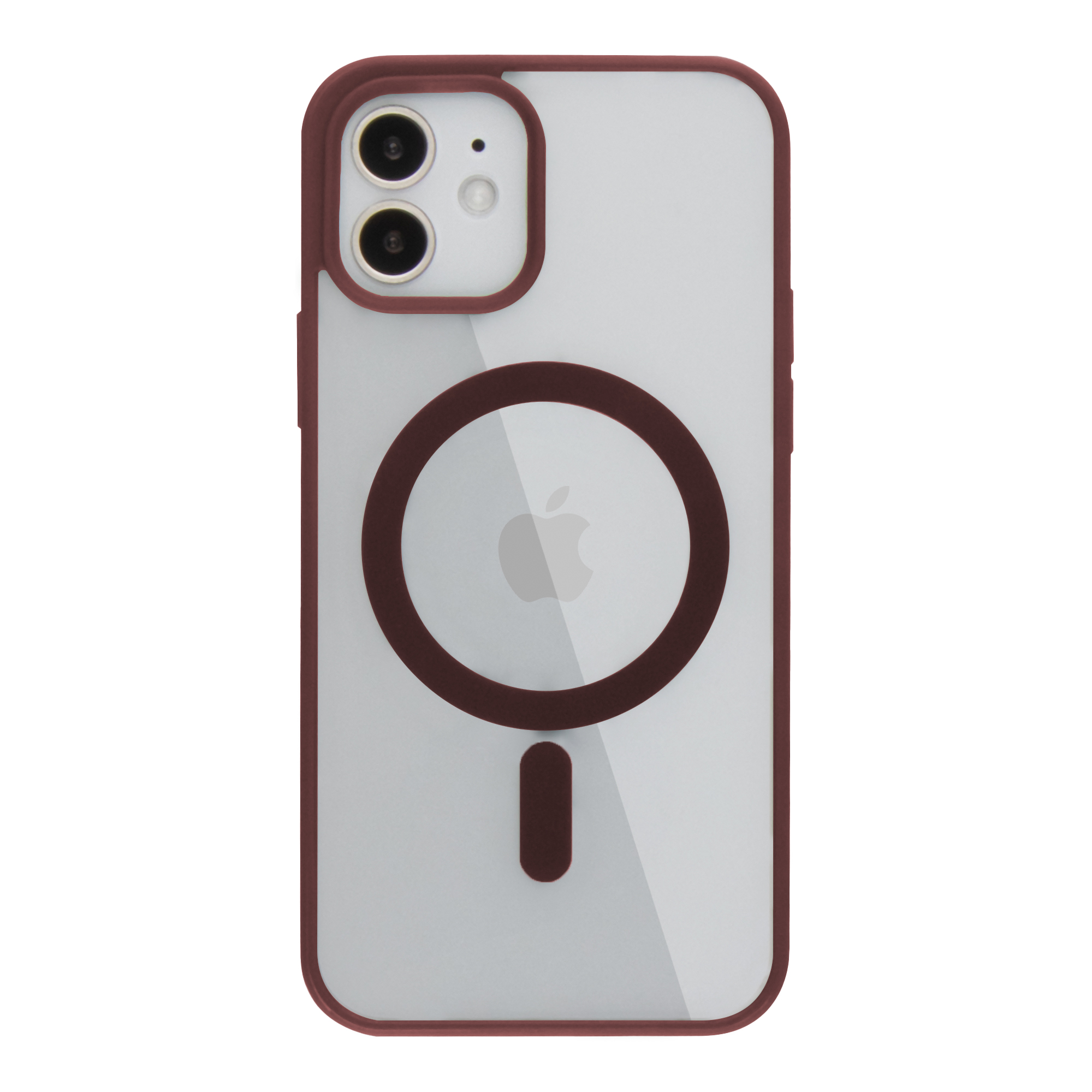 Чехол NEW TPU Color with Magsafe для iPhone 11 (13, Wine Red)