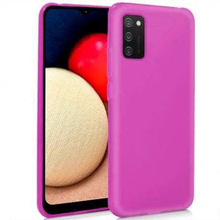 Чехол для Samsung Galaxy A02s / A025, цвет горячий розовый