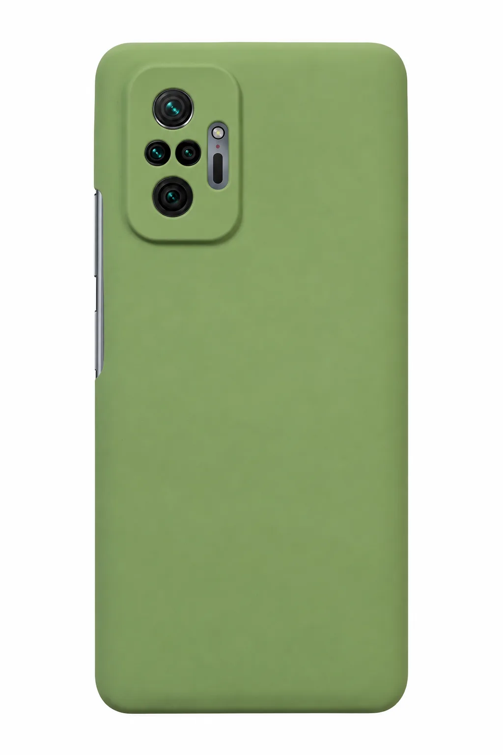 Чехол Silicone Xiaomi Redmi Note 10 Pro, цвет зеленый