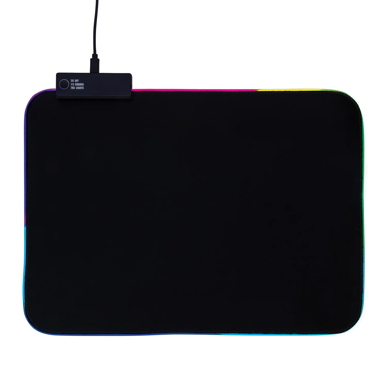 Коврик для мыши RGB, Small Size, цвет черный