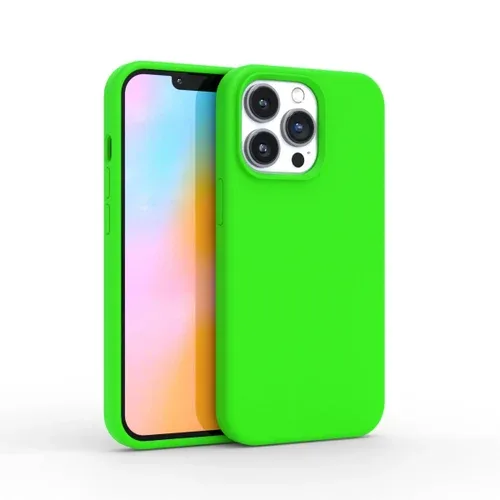 Чехол для iPhone 13 Pro Max Copy, цвет ярко-зеленый