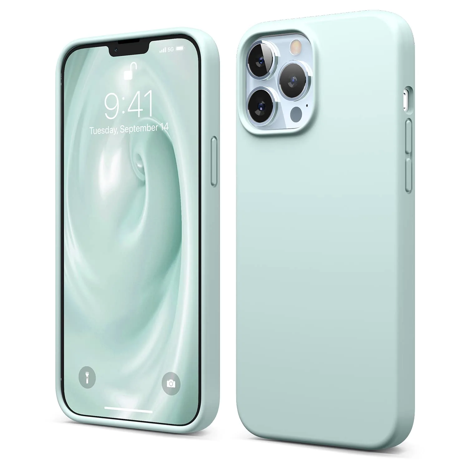 Чехол для iPhone 13 Pro, цвет мятный