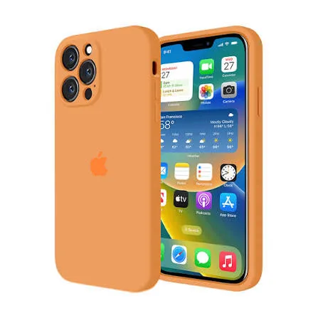 Чехол для iPhone 12, цвет абрикос